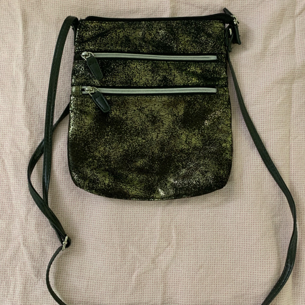 Black and Gold Crossbody Bag
